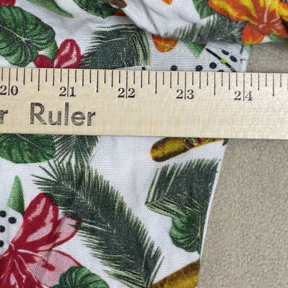 Dope Shirt Mens Extra Large Multicolor Floral Beach Hawaiian Short Sleeve Adult - Picture 5 of 10